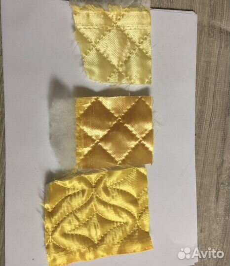 Стеганный атлас на отрез