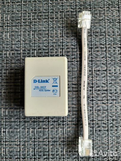 Сплиттер adsl Dlink DSL-30CF (телефонный)
