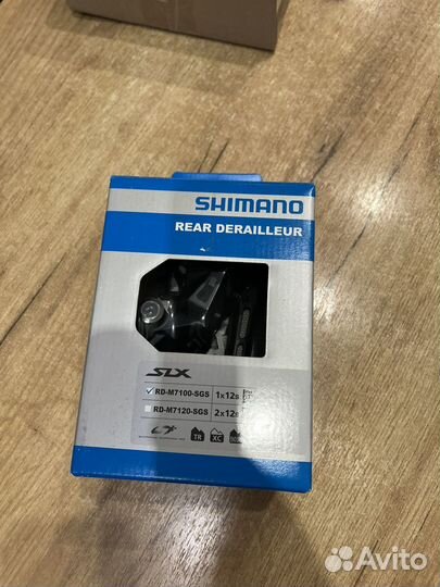 Задний переключатель Shimano SLX RD M7100 SGS 12ск