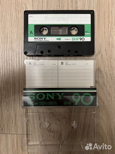 Аудиокассеты Sony под запись