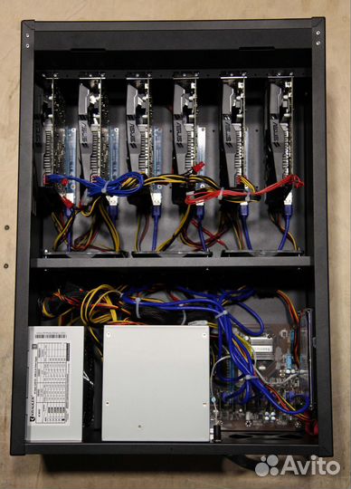 Корпус для майнинг фермы продувной Cryptone-6