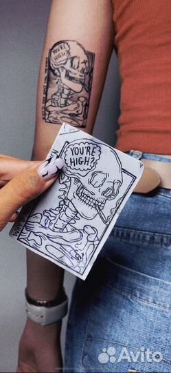 Тату татуировки в профессиональном кабинете