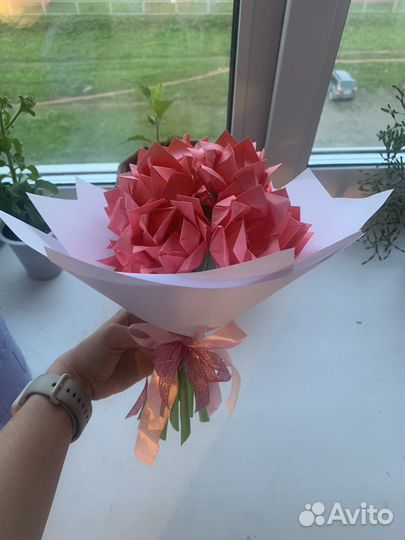 Букет из бумаги