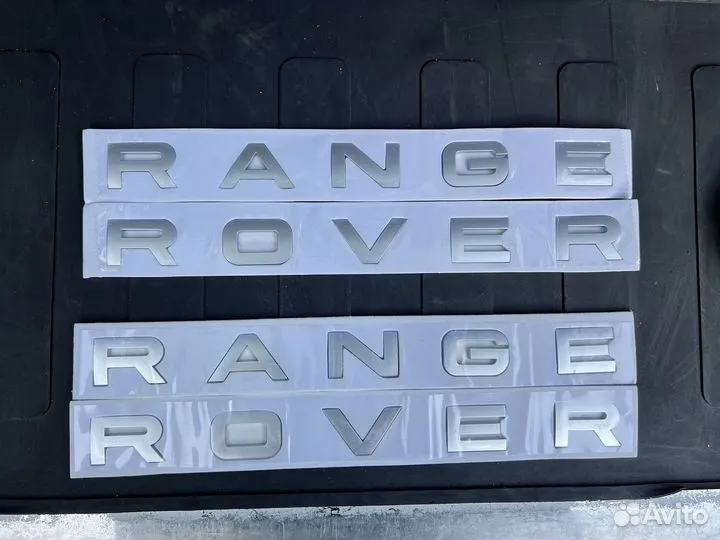 Надпись Range Rover 2 шт