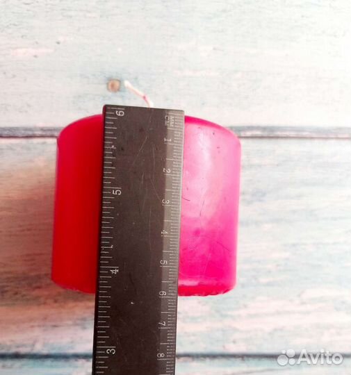 Две свечи красные Икея ikeа