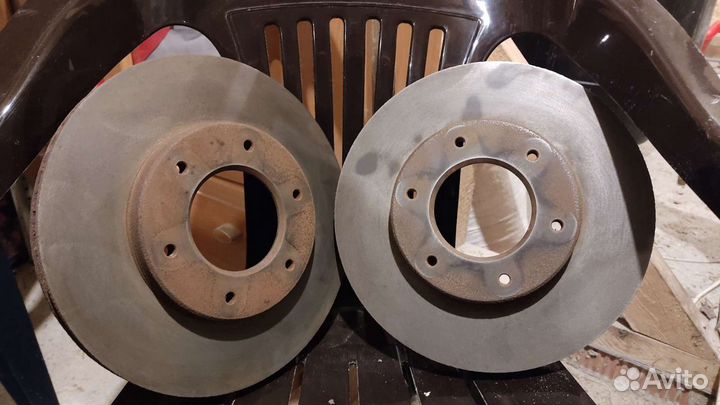 Тормозные диски toyota hiace, regius, dyna