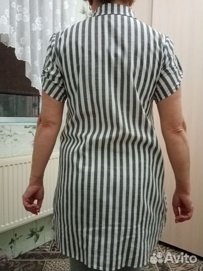 Платье рубашка женская 50