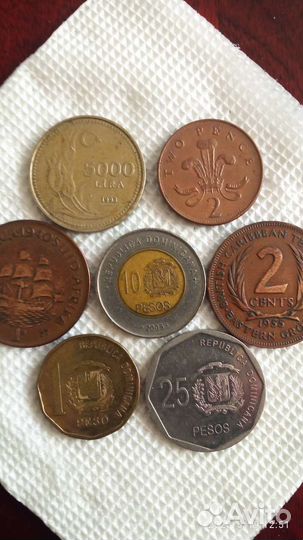 Монеты разных стран мира