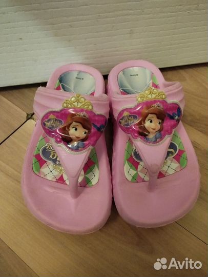 Резиновые шлепки детские