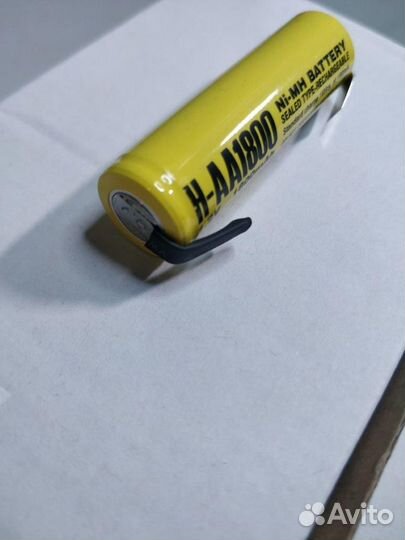 Аккумулятор ET H-AA1800-T с ножками, 1800мАч