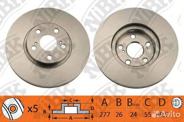 RN1200V Диск тормозной