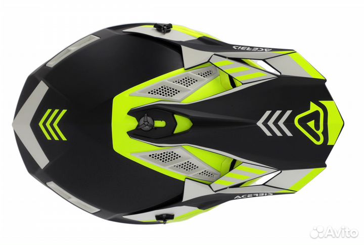 Шлем Acerbis X-track mips 22-06 Yellow Fluo/Black