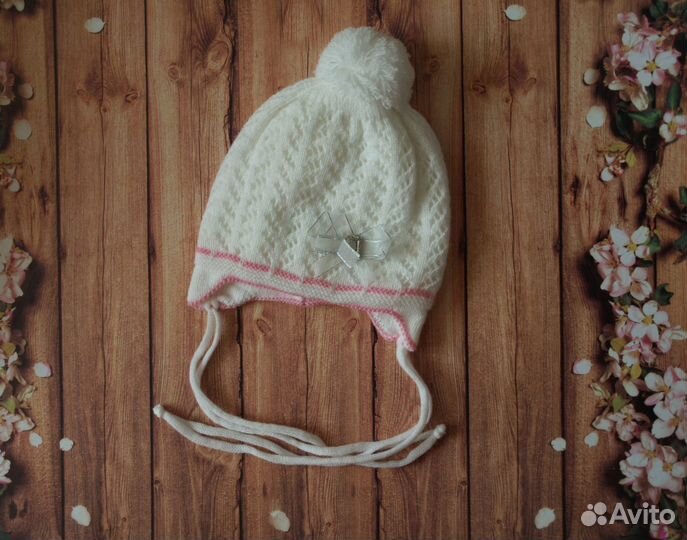 Шапки детские от 0 до 9 мес, новые