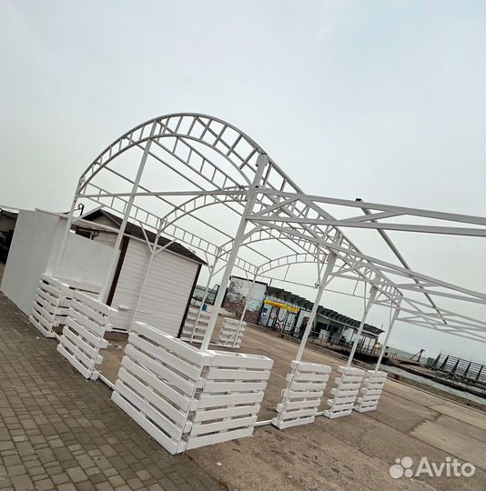 Навес терраса разборная