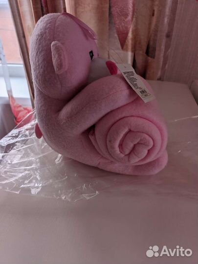 Игрушка с пледом новая