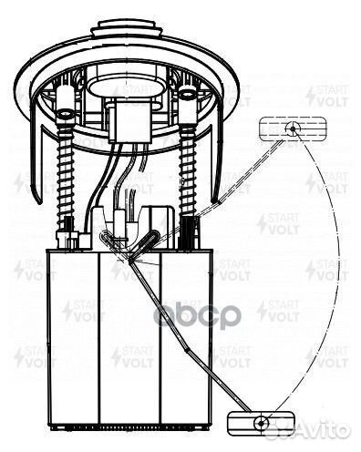 Модуль топл. насоса для а/м Mercedes-Benz C W204