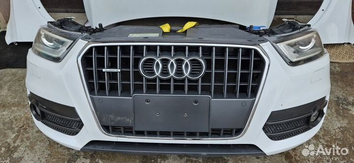 Ноускат Audi Q3 8U белый морда