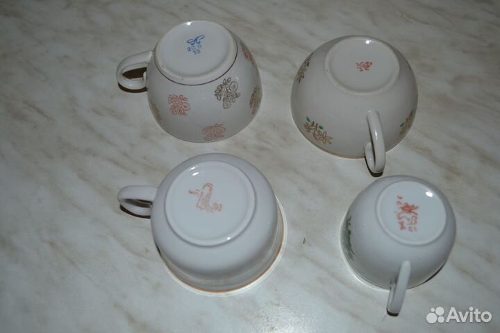 Фарфоровые чашки СССР