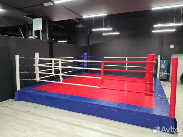 Ринг боксерский 6*6м с помостом 50см