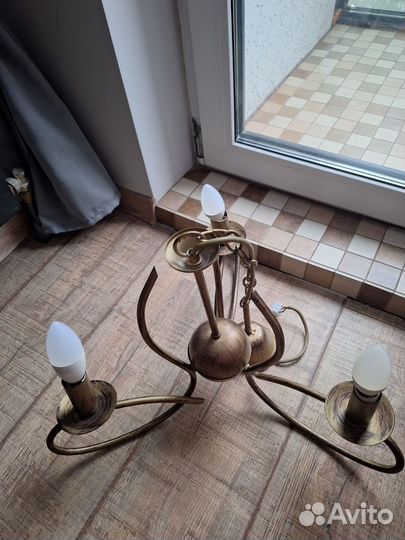 Люстра потолочная подвесная бу