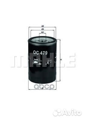 Фильтр масляный OC479 Mahle/Knecht