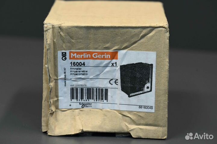 Merlin Gerin 16004 ammeter новый, 1 шт