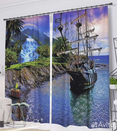 Комплект штор новый 267147