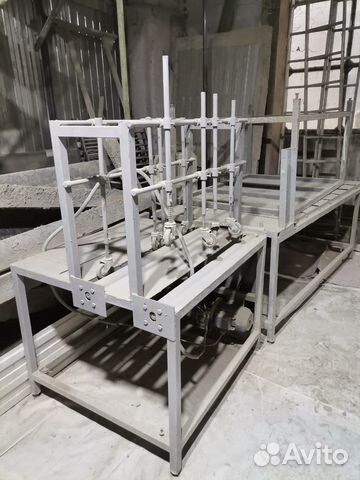 Станок для нанесения составов на пенопласт