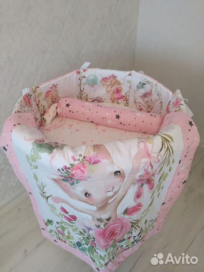 Бортики в детскую кроватку