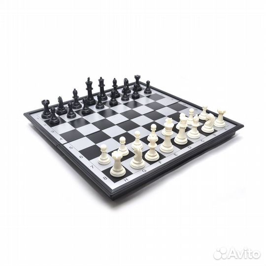 Игра 3 в 1 магнитная 33*33 см. (шашки+шахматы+нард