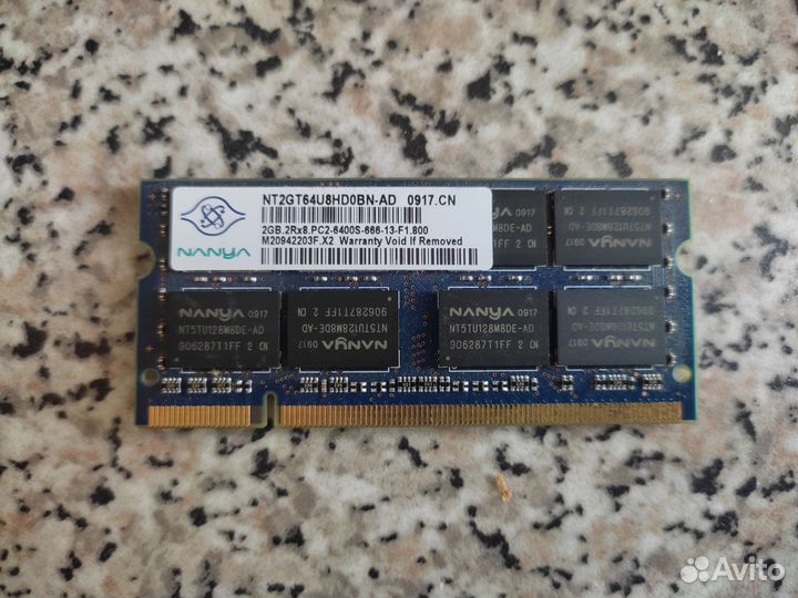 Оперативная память ddr2 2gb для ноутбука