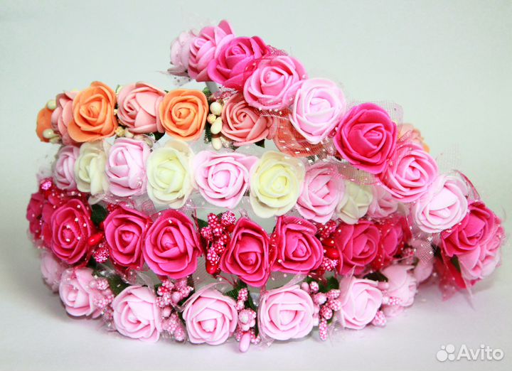 Ободок из фоамирана ручная работа