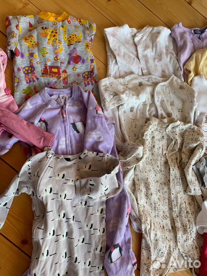 Одежда на девочку 62-74 см пакетом
