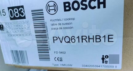 Варочная панель Bosch PVQ61RHB1E