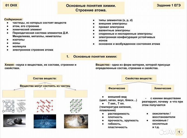 Егэ и Огэ по химии в группах и индивидуально