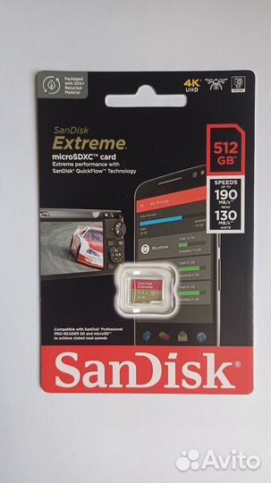 Sandisk 512 GB Extreme карта памяти