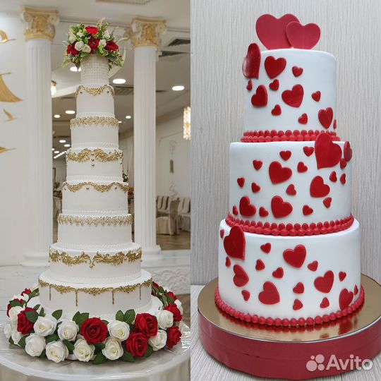 Торты на заказ + свадебные