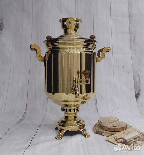 Самовар на дровах 9л. Тульский оригинал