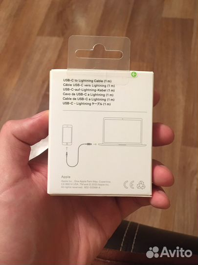 Кабель оригинал type c apple
