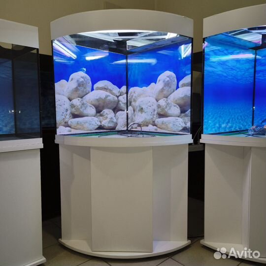 Аквариум 200 свет биофильтр фон подставка