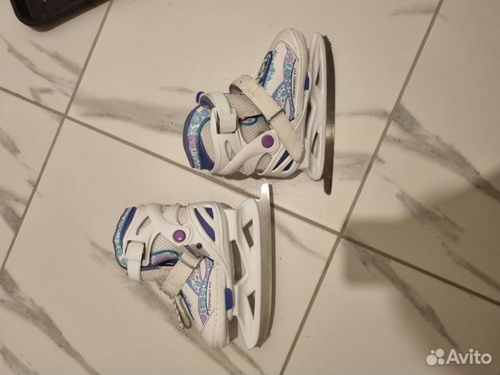 Коньки раздвижные 26-31 для девочки