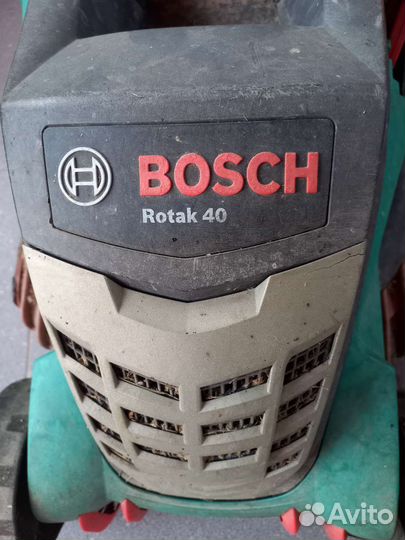 Газонокосилка электрическая bosch