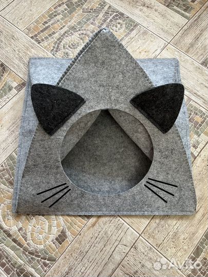 Домик для кошки кота кошачий войлок