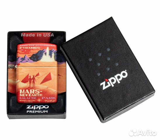 Зажигалка Zippo 49634 Mars Design Оригинал Новая