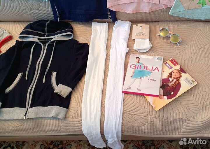 Вещи пакетом на девочку рост 122-128