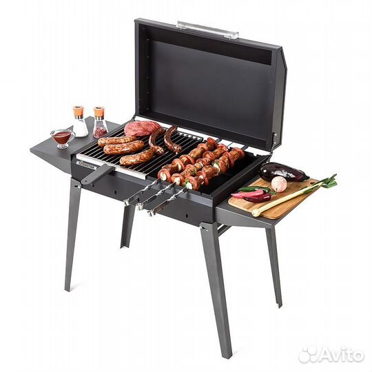 Мангал гриль барбекю с крышкой Классика 600К