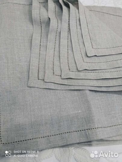 Льняные салфетки, дорожки zara home новые