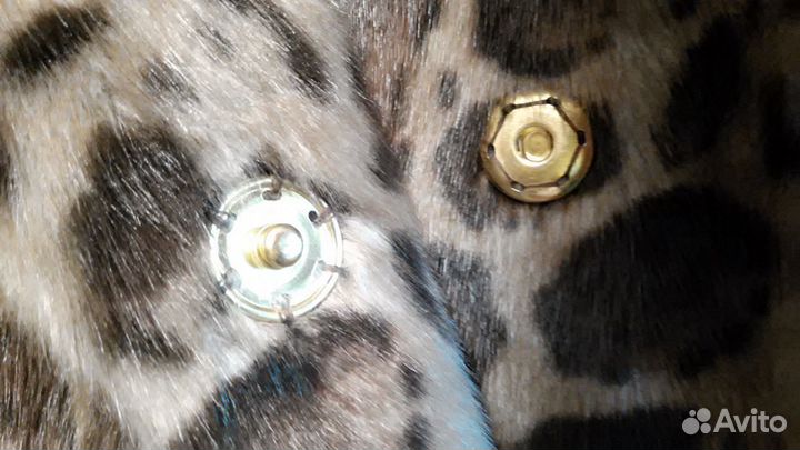 Шубка из экомеха норка