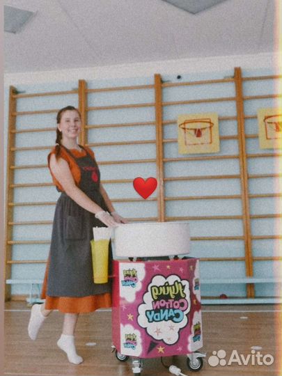 Сладкая/сахарная вата, поп-корн на праздник