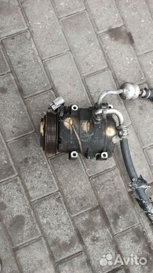 Компрессор кондиционера Тойота Ленд Круйзер Прадо